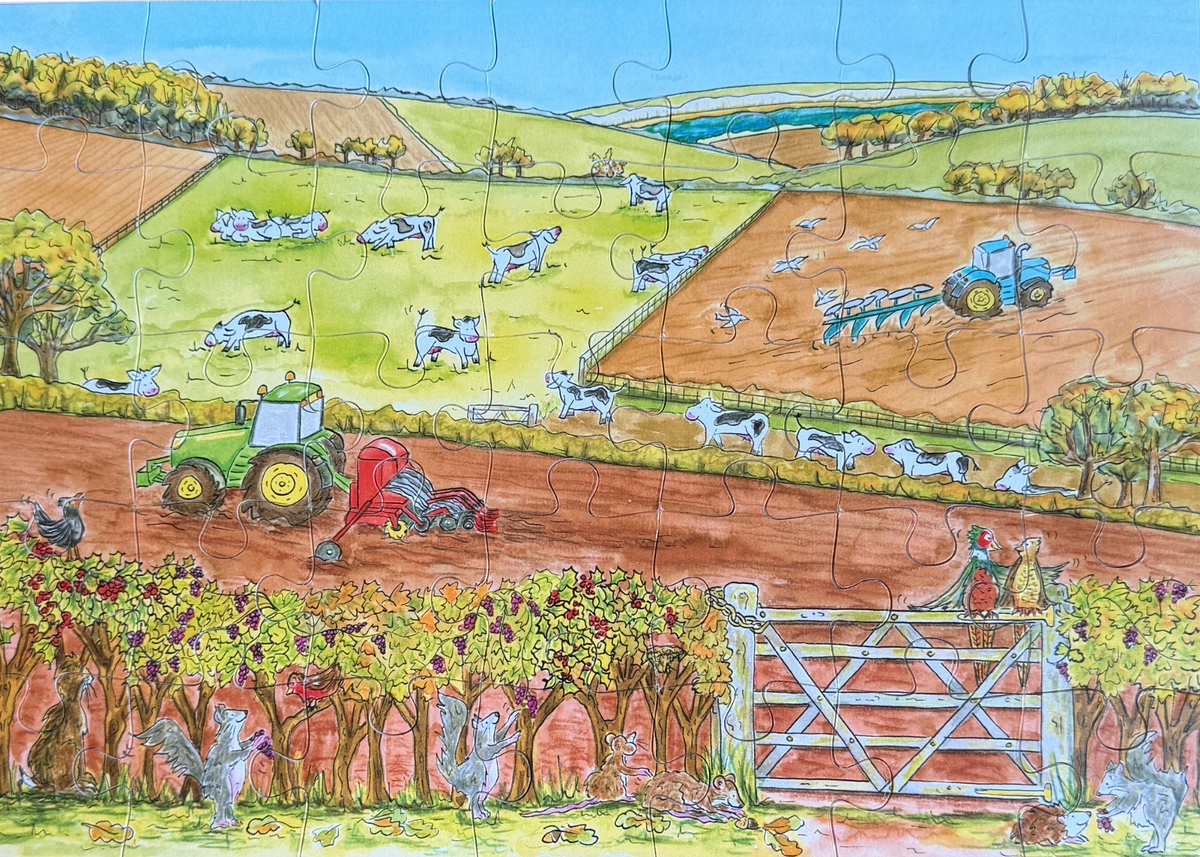 35 Piece Children's Farm Jigsaw Puzzle