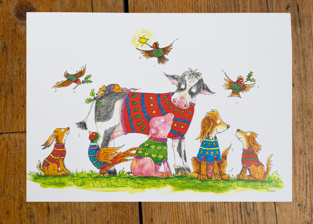 Christmas Jumpers - A6 Card