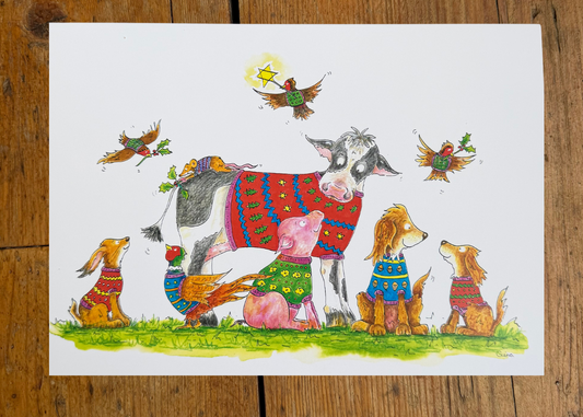 Christmas Jumpers - A6 Card